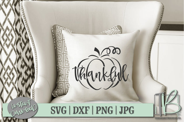 Thankful Pumpkin SVG SVG TB Designs 