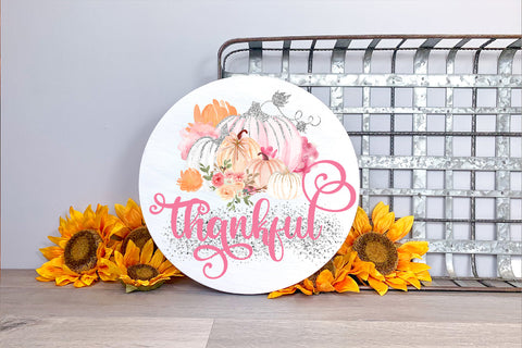 Thankful Sublimation Design I Fall Thanksgiving Sublimation Sublimation Happy Printables Club 