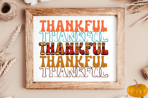 Thankful Sublimation PNG, Thanksgiving Sublimation Design Sublimation Regulrcrative 