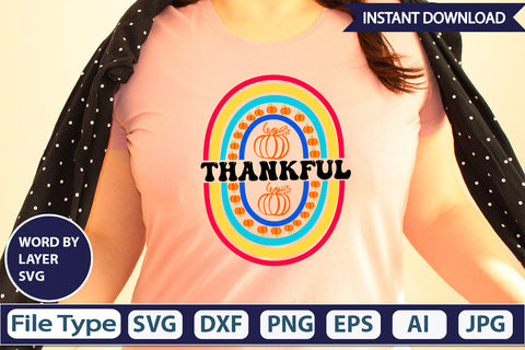 Thankful SVG Cut File SVG DesignPlante 503 