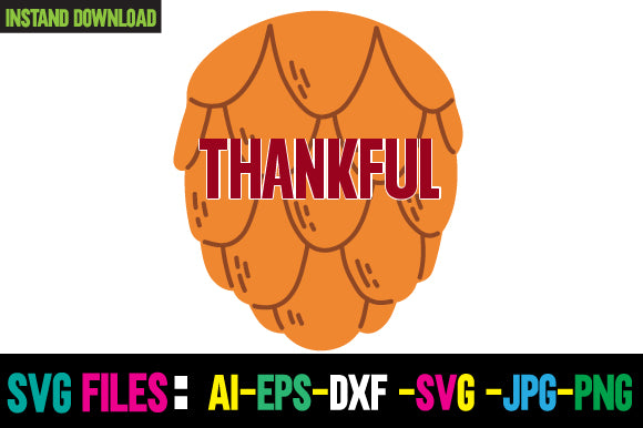 Thankful SVG Cut File SVG Newmockups 