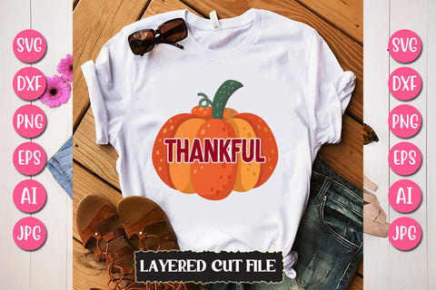 Thankful SVG Cut File SVG Newmockups 