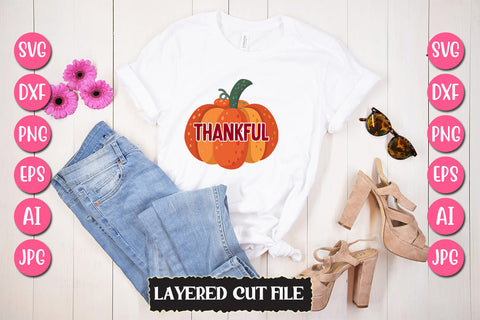 Thankful SVG Cut File SVG Newmockups 
