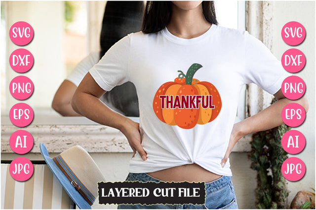Thankful SVG Cut File SVG Newmockups 