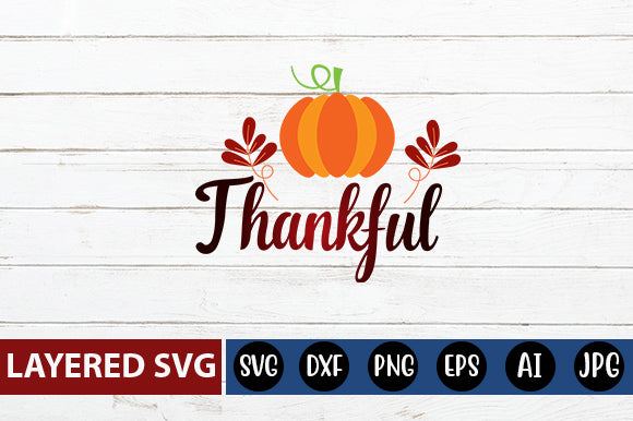 Thankful svg cute file SVG Blessedprint 