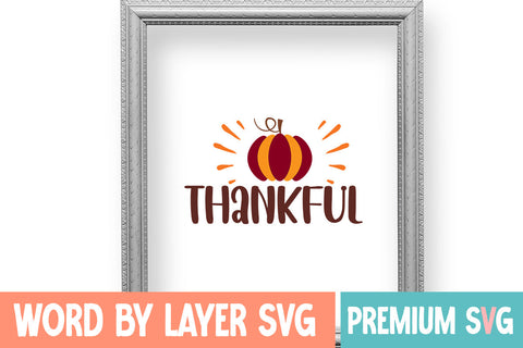 Thankful SVG cute file SVG Blessedprint 