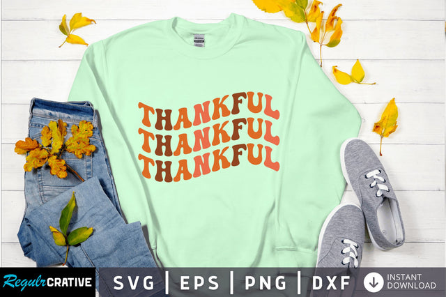 Thankful SVG Design SVG Regulrcrative 