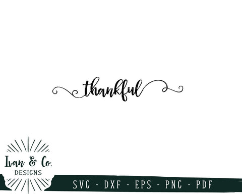 Thankful SVG Files | Thanksgiving | Fall | Autumn SVG (736312338) SVG Ivan & Co. Designs 