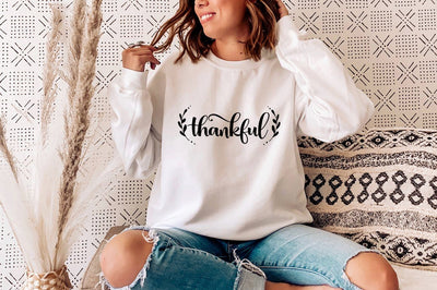 Thankful - svg, png, eps, dxf, jpeg - Cricut Cut File - Silhouette Cut File SVG Simply Cutz 