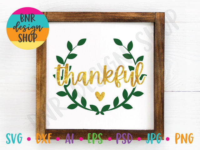 Thankful SVG SVG BNRDesignShop 