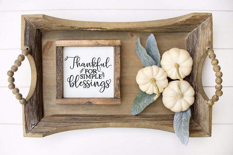Thankful SVG - Thankful For Simple Blessings SVG SVG Simply Cutz 