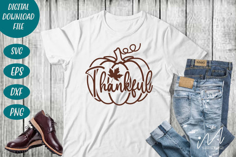 Thankful svg, Thanksgiving t shirt svg, Pumpkin t shirt svg, Black friday t shirt, Thanks giving gift shirt, Happy Thanks giving svg, Thankful t shirt SVG Isabella Machell 