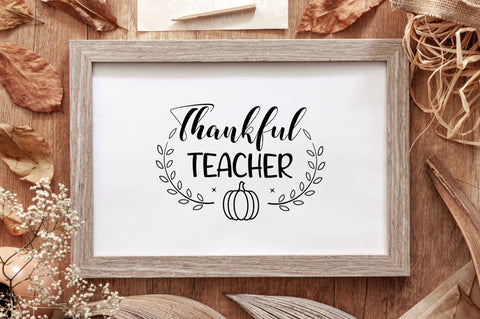 Thankful Teacher SVG Design SVG futivesvg 