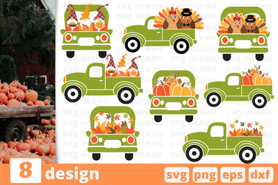 Thankful truck SVG bundle SVG SvgOcean 