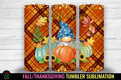 Thankful Tumbler Sublimation I Thanksgiving Tumbler Wrap Sublimation Happy Printables Club 