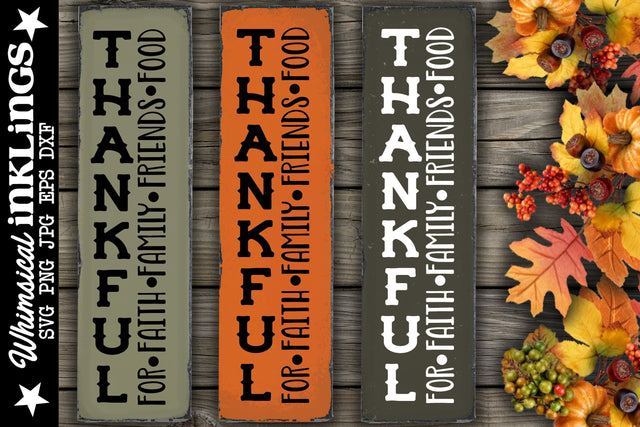 Thankful-Vertical SVG SVG Whimsical Inklings 