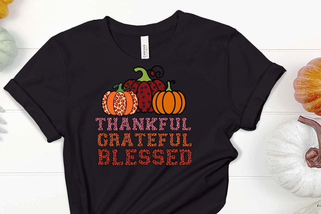 Thankful.grateful.blessed SVG DESIGNISTIC 