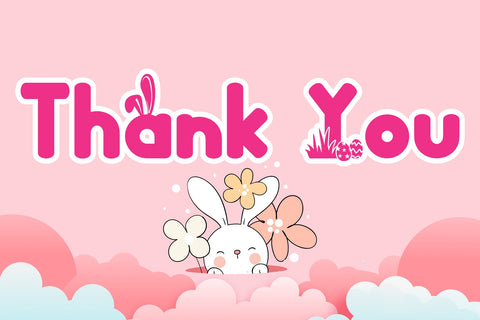 Thanks Bunny Font Andrey Design 