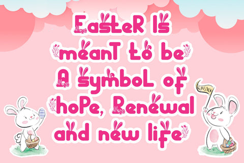 Thanks Bunny Font Andrey Design 