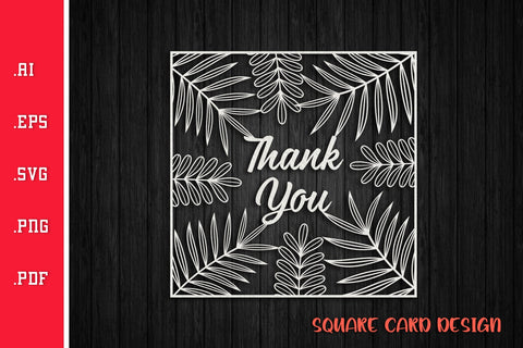 Thanks Card SVG SVG Slim Studio 