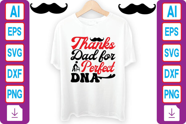 Thanks Dad for Perfect DNA SVG Craftlabsvg24 