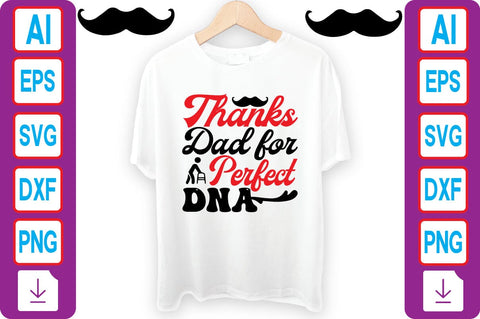 Thanks Dad for Perfect DNA SVG Craftlabsvg24 