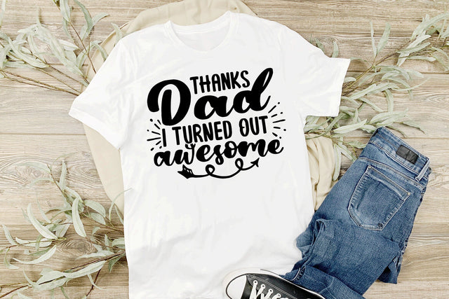 Thanks Dad SVG Father's Day Gift Idea SVG dapiyupi store 