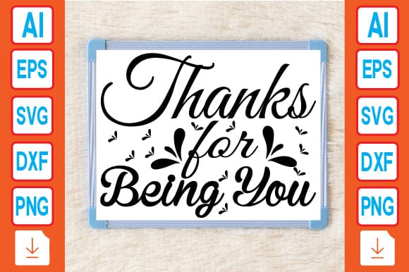 Thanks for Being You SVG Craftlabsvg24 