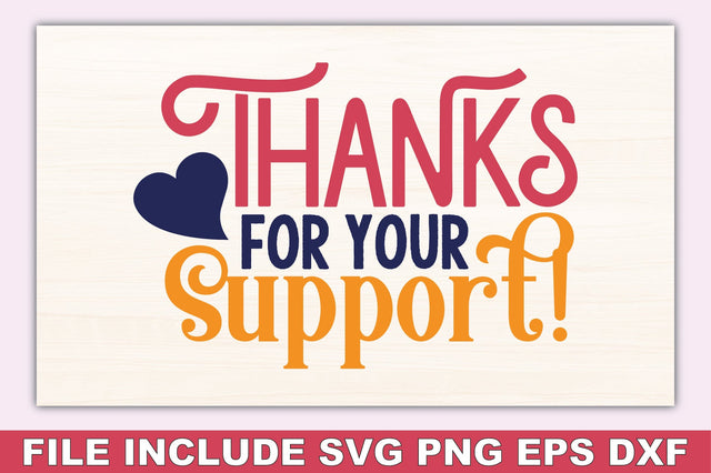 Thanks For Your Support! SVG Ariyan 