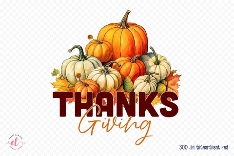 Thanks Giving PNG Sublimation Design Sublimation CraftLabSVG 