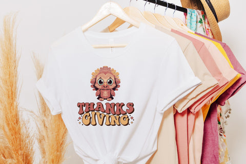 Thanks Giving Retro Sublimation Design Sublimation CraftLabSVG 