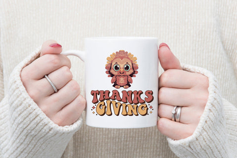 Thanks Giving Retro Sublimation Design Sublimation CraftLabSVG 