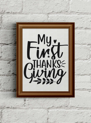 Thanks giving svg bundle, Thankful t shirt svg, Thankful grateful blessed, My first thanksgiving svg, Thanksgiving day shirt, Thanks giving gift shirt SVG Isabella Machell 