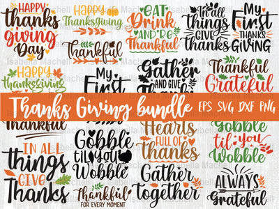 Thanks giving svg bundle, Thankful t shirt svg, Thankful grateful blessed, My first thanksgiving svg, Thanksgiving day shirt, Thanks giving gift shirt SVG Isabella Machell 