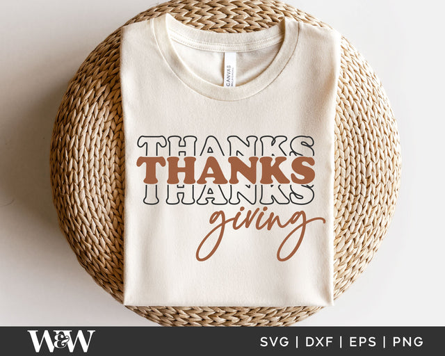 Thanks Giving SVG | Thanksgiving Shirt SVG SVG Wood And Walt 