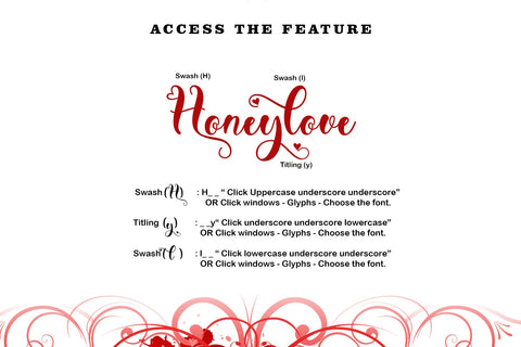 Thanks Lovely Font Prasetya Letter 