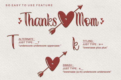 Thanks Mom Font Afandi Studio 