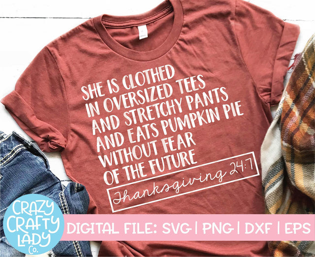 Thanksgiving 24:7 | Fall SVG Cut File SVG Crazy Crafty Lady Co. 