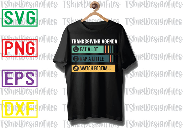 Thanksgiving Agenda Svg, Autumn Svg, Fall Gnomes Svg, Holiday Day svg SVG DesignTShirt 