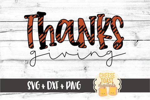 Thanksgiving - Buffalo Plaid Fall SVG PNG DXF Cut Files SVG Cheese Toast Digitals 