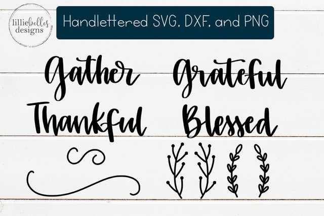 Thanksgiving Bundle SVG lillie belles designs