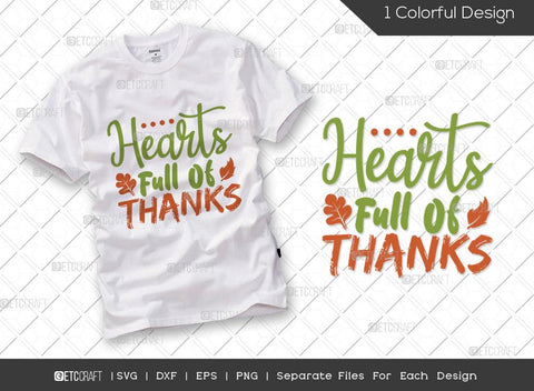 Thanksgiving Bundle Vol-18 | Season Of Thanks Svg | In All Things Give Thanks Svg | Gather & Give Thanks Svg | Hearts Full Of Thanks Svg | Thanksgiving Quotes SVG ETC Craft 