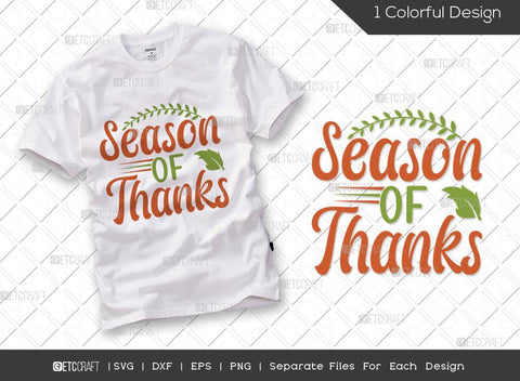 Thanksgiving Bundle Vol-18 | Season Of Thanks Svg | In All Things Give Thanks Svg | Gather & Give Thanks Svg | Hearts Full Of Thanks Svg | Thanksgiving Quotes SVG ETC Craft 