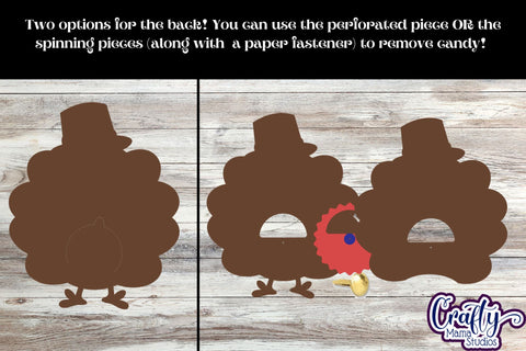 Thanksgiving Candy Dome Svg, Turkey Candy Ornament Design SVG Crafty Mama Studios 