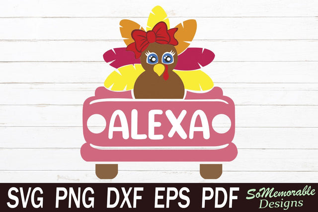 Thanksgiving Car SVG SoMemorableDesigns 