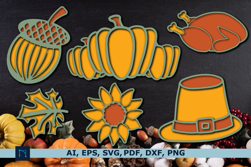 Thanksgiving Day element SVG bundle SVG MD JOYNAL ABDIN 