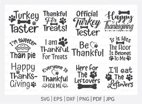 Thanksgiving Dog Bandana Designs, Thanksgiving Dog Svg, Dog Halloween svg, Thanksgiving SVG Bundle, Thanksgiving SVG, Dog SVG, Dog png SVG Dinvect 