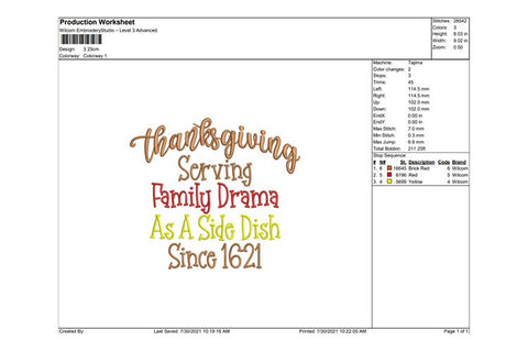 Thanksgiving Embroidery, Thanksgiving Design Embroidery/Applique DESIGNS SVG Digital Designer 