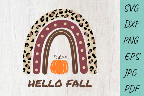 Thanksgiving, Fall SVG, Fall Rainbow Svg, Leopard Rainbow SVG Irina Ostapenko 