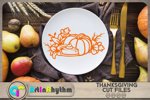 Thanksgiving floral pumpkin SVG SVG Artinrhythm shop 